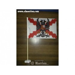 Banderín "Cruz de Borgoña-Águila bicéfala"