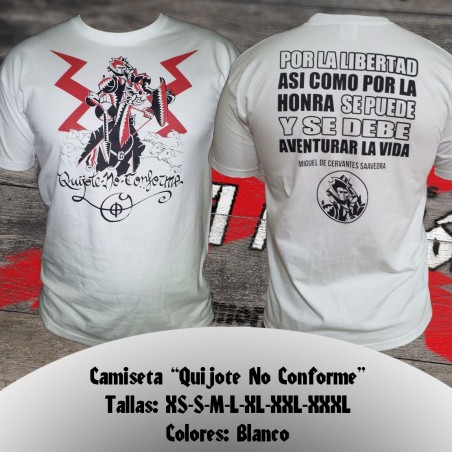 Camiseta "Quijote No Conforme"