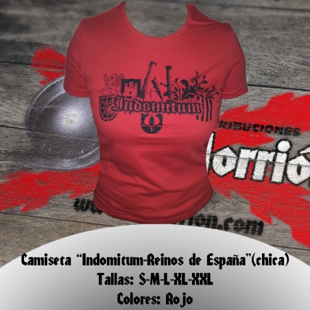 Camiseta chica "Indomitum-Reinos de España"