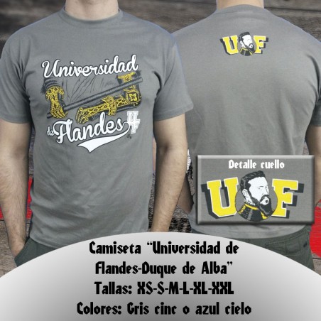 Camiseta " Universidad de Flandes (Duque de Alba) "