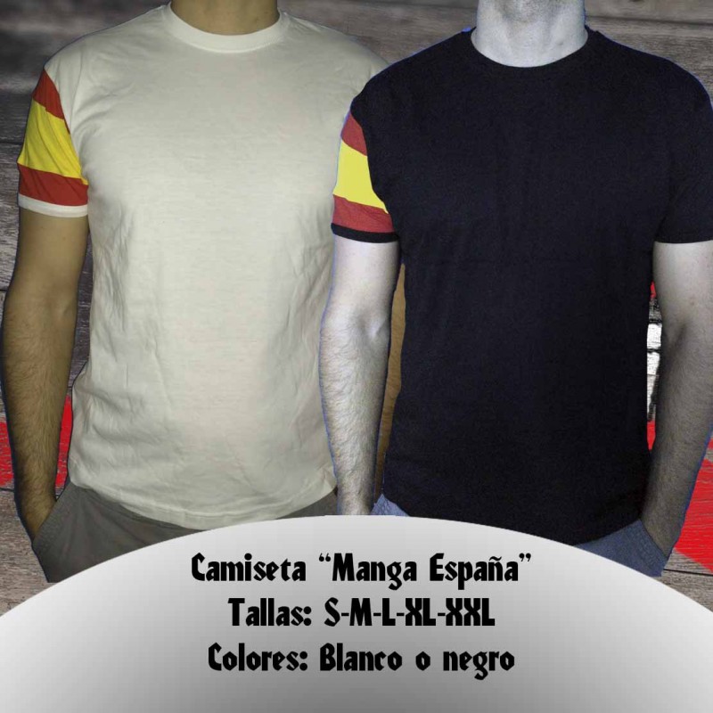 Camiseta manga España