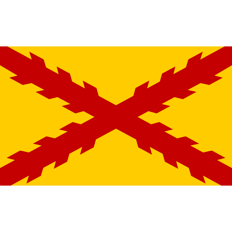 Bandera Cruz de Borgoña (època Felipe II)