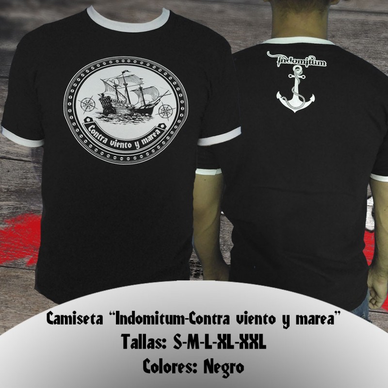 Camiseta " Indomitum - Contra viento y marea "