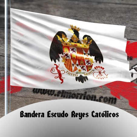 Bandera Reyes Católicos 1492. (Águila de San Juan)
