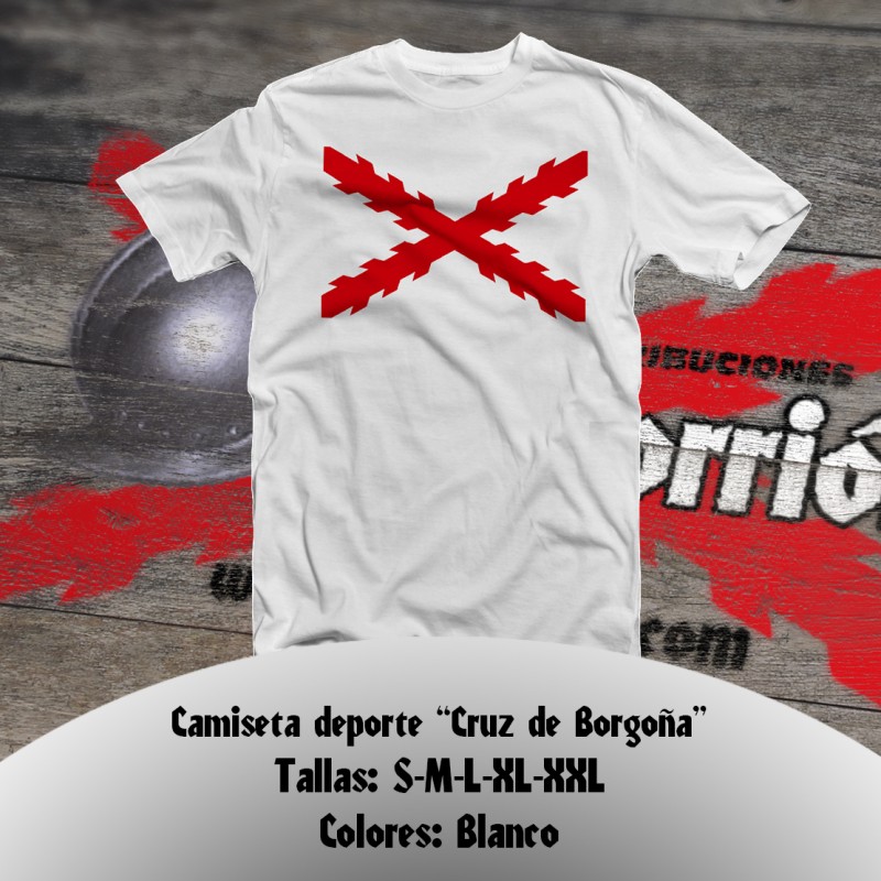 Perseo Una vez más America Camiseta deporte Cruz de Borgoña (m/c)