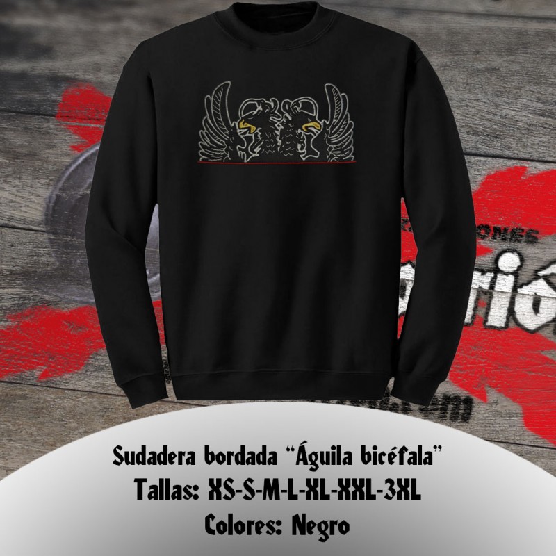 Sudadera bordada "Águila Bicéfala"