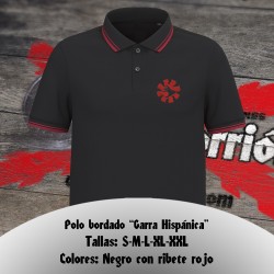 Polo bordado " Garra Hispánica "