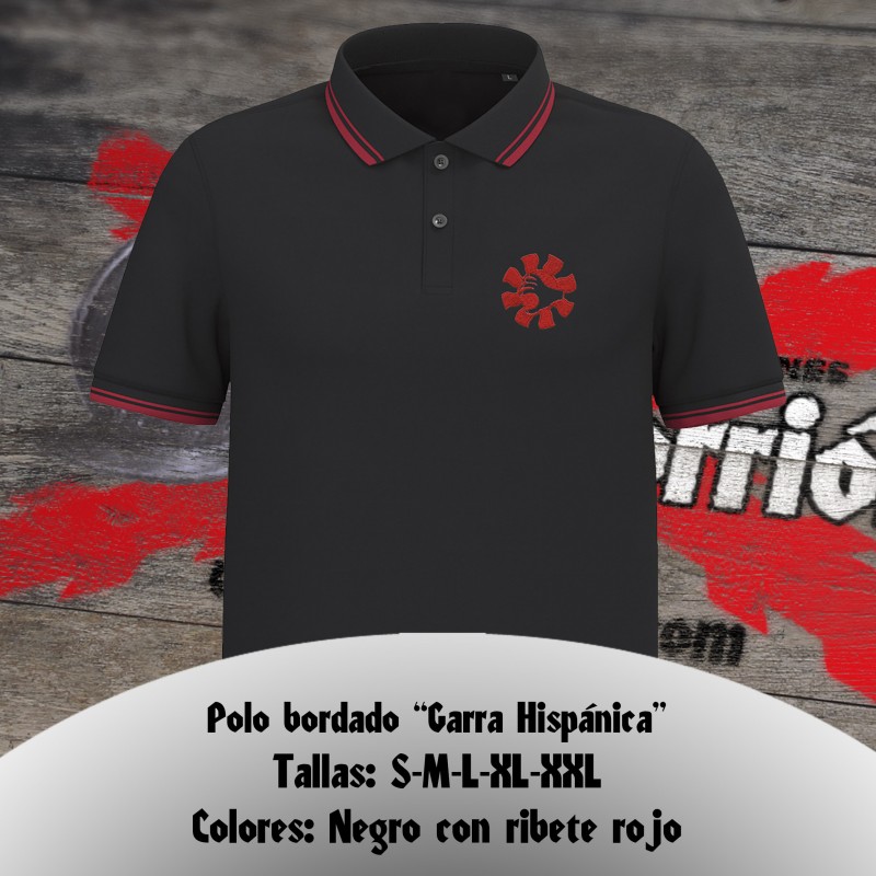 Polo bordado " Garra Hispánica "