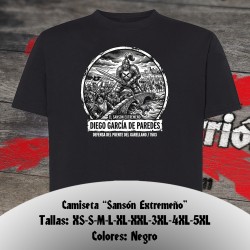 Camiseta  Diego García de Paredes el "Sansón Extremeño"