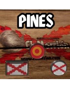 Pines , chapitas y parches