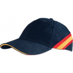 Gorra bandera España (azul marino)