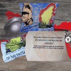Caja regalo para camiseta Hernán Cortés