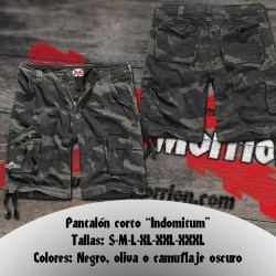 Pantalón corto "Indomitum"(camuflaje oscuro)