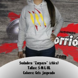 Sudadera capucha "Zarpazo"  chica