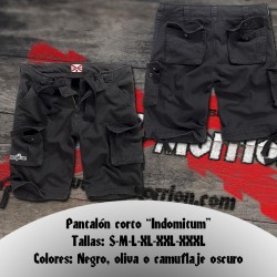 Pantalón corto "Indomitum"(negro)