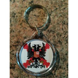 Llavero " Bicéfala - Cruz de Borgoña "