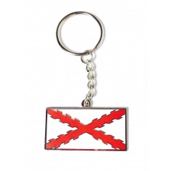 Llavero " Cruz de Borgoña " (metálico)