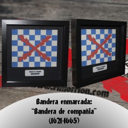 Bandera de Compañia enmarcada