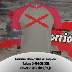 Camiseta bicolor Cruz de Borgoña