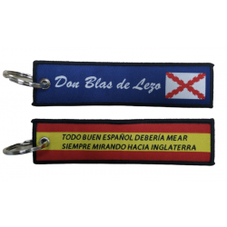 Llavero lona Blas de Lezo "Todo buen español..."