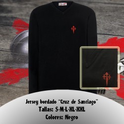 Jersey bordado Cruz de Santiago