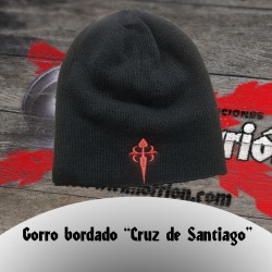 Gorro bordado Cruz de Santiago