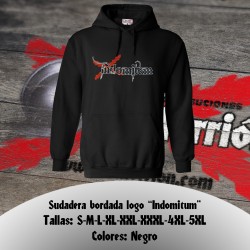 Sudadera bordada logo Indomitum.