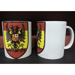 Taza escudo águila bicéfala
