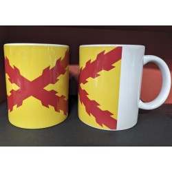 Taza bandera Felipe II (Cruz de Borgoña)