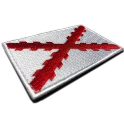 Parche Cruz de Borgoña con velcro