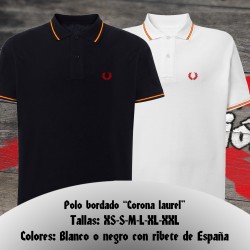 Polo bordado corona laurel